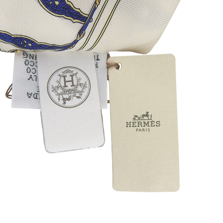 未使用品▲HERMES エルメス 2026年製 ツイリー グランアパラ シルク100% スカーフ ベージュ マルチ フランス製 レディース 箱付き