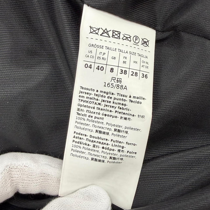 未使用品★MAX&amp;CO マックスアンドコー 24AW LENA レンナ リチャード クイン ファー コート ブラック 40 正規品 レディース ガーメント付