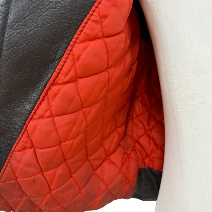 人気□Lewis Leathers ルイスレザー ヴィンテージ スーパーモンザ レザー 70s 中綿 ライダースジャケット ダークブラウン 38 英国製