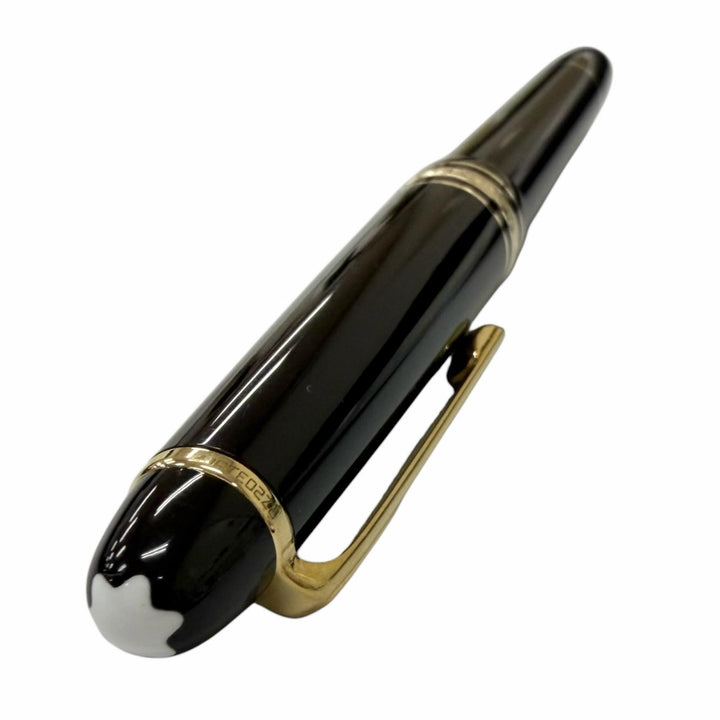 良品□MONTBLANC モンブラン マイスターシュテュック クラシック キャップ式 ペン先14K 万年筆 ブラック ゴールド ドイツ製 メンズ
