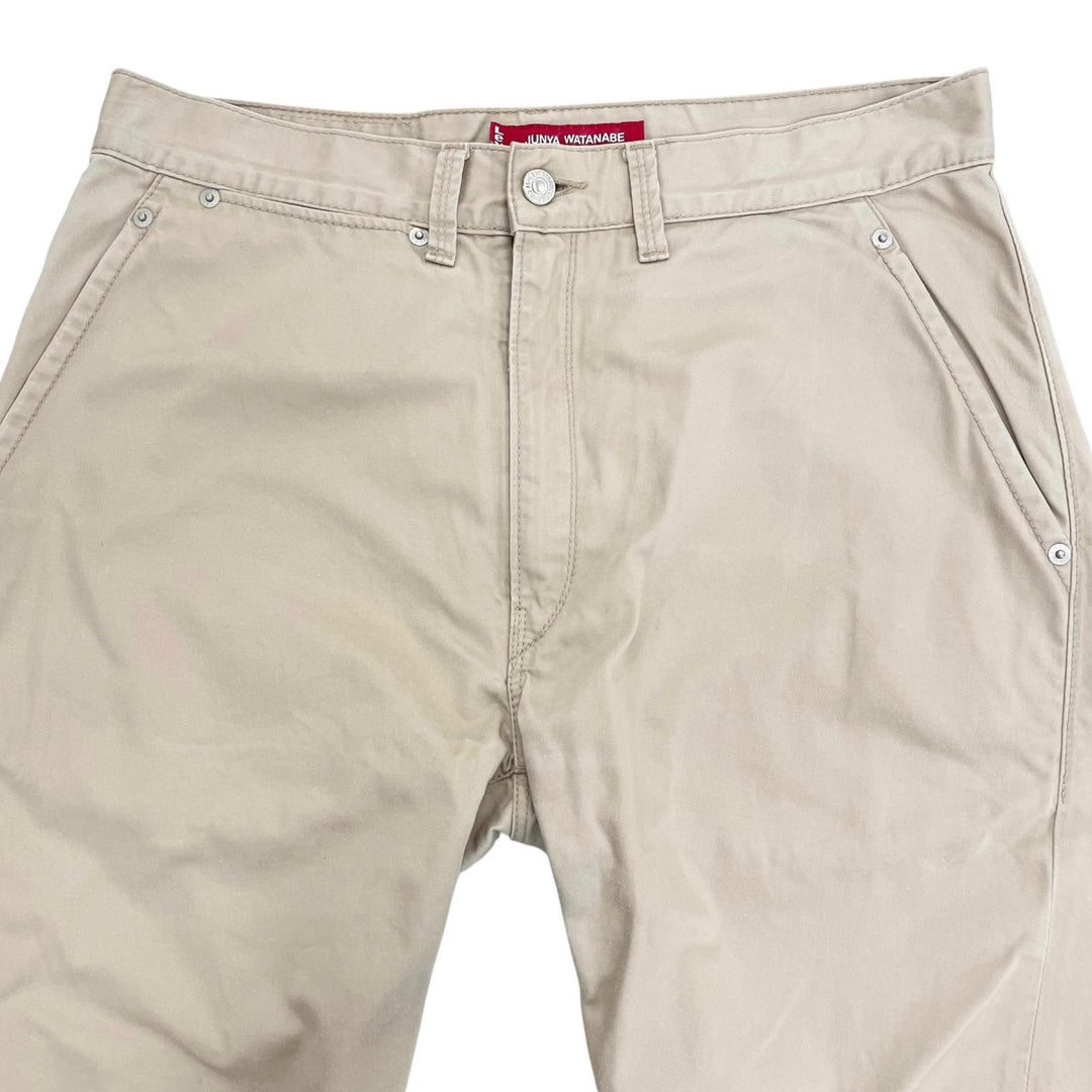 美品▲JUNYA WATANABE LEVIS ジュンヤワタナベ リーバイス 2022年製 WJ-P901 ジェイ・ケイフィーチャー 立体裁断パンツ M 正規品 メンズ