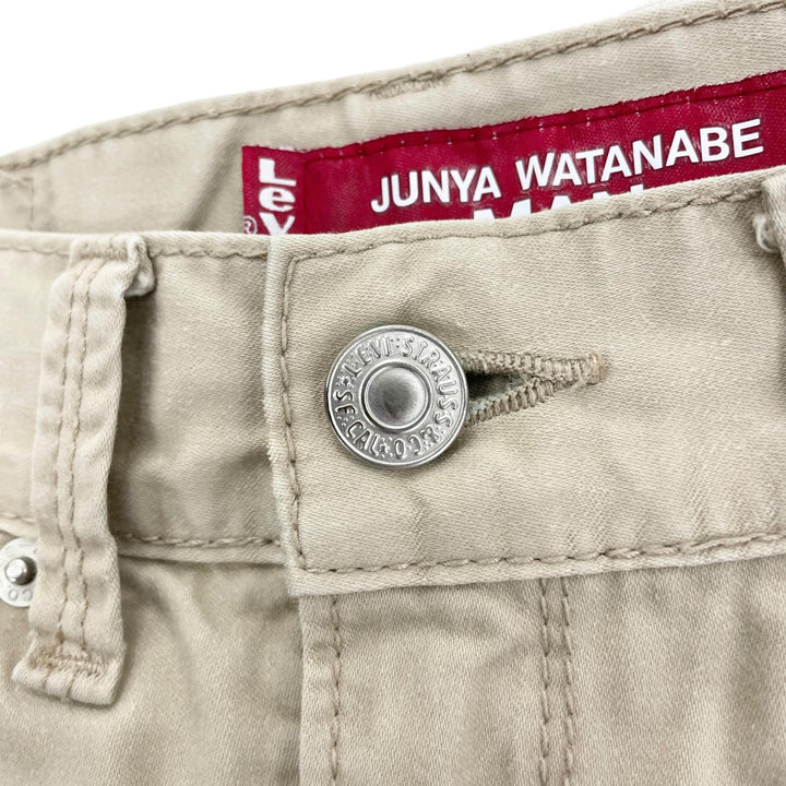 美品▲JUNYA WATANABE LEVIS ジュンヤワタナベ リーバイス 2022年製 WJ-P901 ジェイ・ケイフィーチャー 立体裁断パンツ M 正規品 メンズ