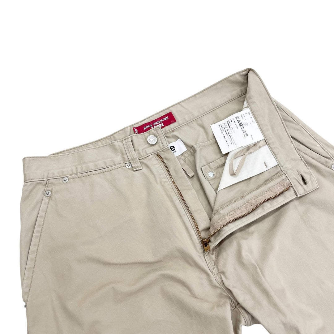 美品▲JUNYA WATANABE LEVIS ジュンヤワタナベ リーバイス 2022年製 WJ-P901 ジェイ・ケイフィーチャー 立体裁断パンツ M 正規品 メンズ
