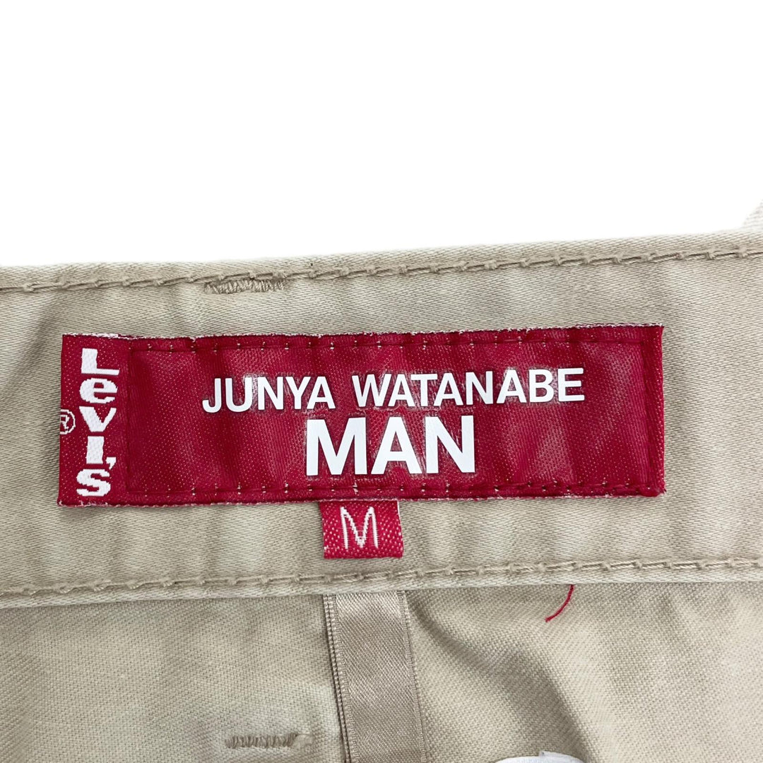 美品▲JUNYA WATANABE LEVIS ジュンヤワタナベ リーバイス 2022年製 WJ-P901 ジェイ・ケイフィーチャー 立体裁断パンツ M 正規品 メンズ