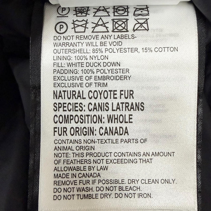 未使用品□CANADA GOOSE カナダグース 3438JM JASPER ジャスパー コヨーテファーフーデッド ダウンジャケット M アース カナダ製 正規品