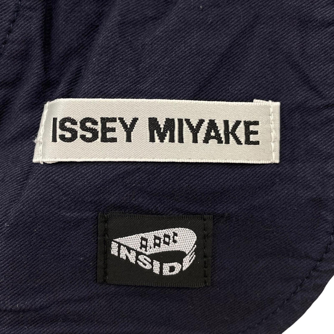 美品▲ISSEY MIYAKE イッセイミヤケ IM93FF533 A-POC 幾何学柄 ジャガード デニムパンツ マルチカラー 1 日本製 正規品 レディース