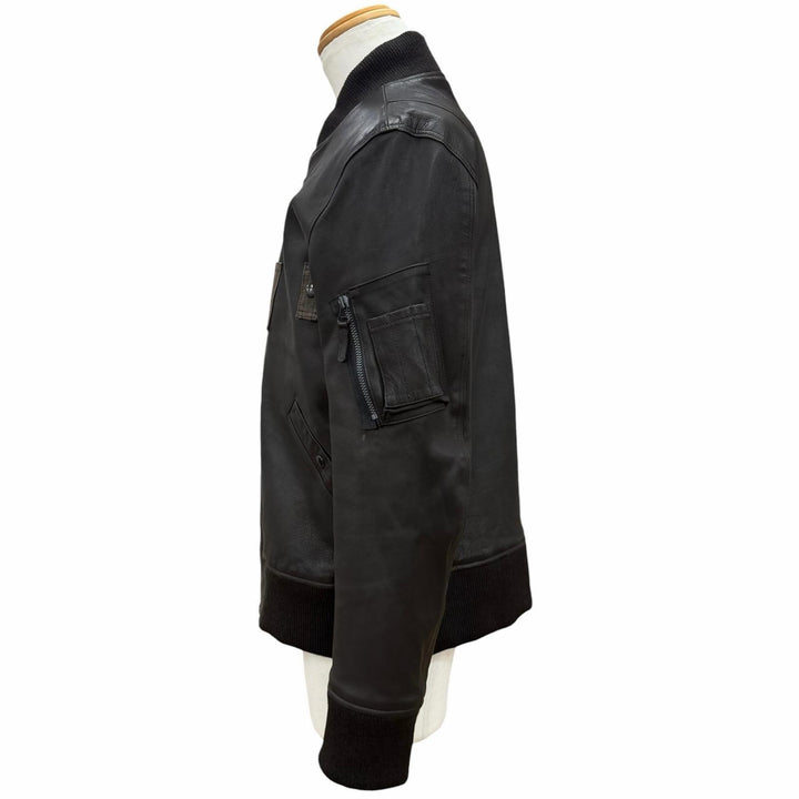 良品▼ISAMUKATAYAMA BACKLASH FULLCOUNT イサムカタヤマバックラッシュ フルカウント カーフレザー ボンバージャケット 3 定価173250円