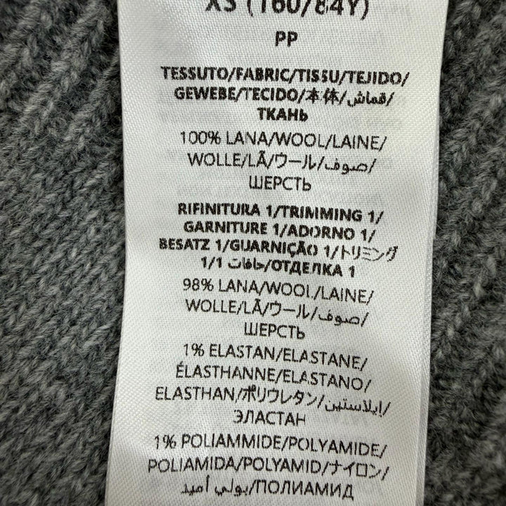 未使用品☆GUCCI YUKO HIGUCHI グッチ ヒグチユウコ 26SS 864156 ウール100％ 日本限定 GG刺繍 長袖 ニット グレー XS イタリア製 正規品