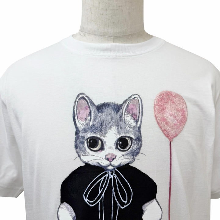 未使用品□GUCCI グッチ 26SS 837959 ヒグチユウコ ボー GGロゴ刺繍 日本限定 半袖Ｔシャツ ホワイト S イタリア製 正規品 メンズ
