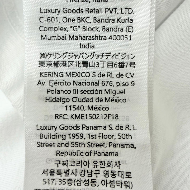 未使用品□GUCCI グッチ 26SS 837959 ヒグチユウコ ボー GGロゴ刺繍 日本限定 半袖Ｔシャツ ホワイト S イタリア製 正規品 メンズ