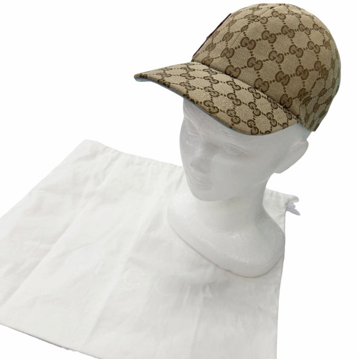 未使用品□GUCCI グッチ 25年製 847862 ヒグチユウコ ボー＆ボリス GGキャンバス 日本限定 キャップ M/57cm イタリア製 正規品 メンズ