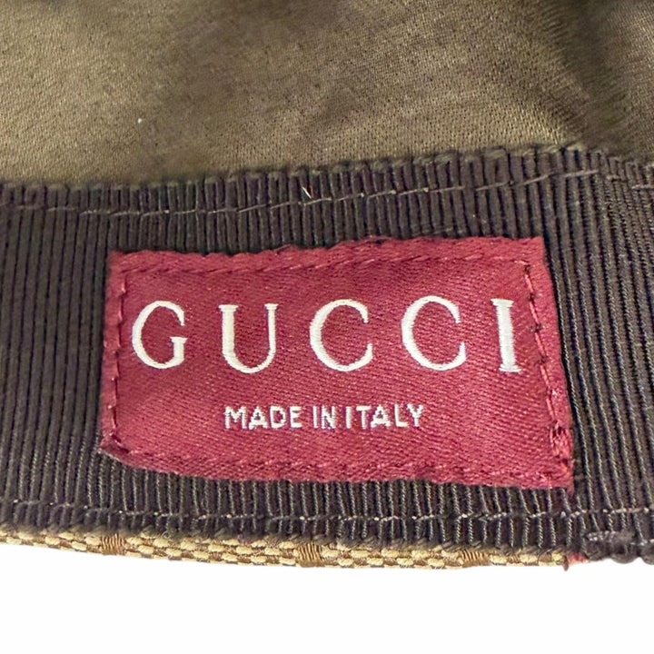 未使用品□GUCCI グッチ 25年製 847862 ヒグチユウコ ボー＆ボリス GGキャンバス 日本限定 キャップ M/57cm イタリア製 正規品 メンズ