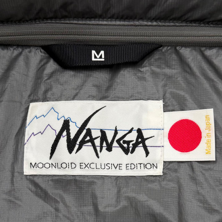 美品▼NANGA ナンガ WHITE LABEL ホワイトレーベル type2 フーデッド ダブルジップアップ 最強ダウンジャケット カーキ S 正規品 メンズ