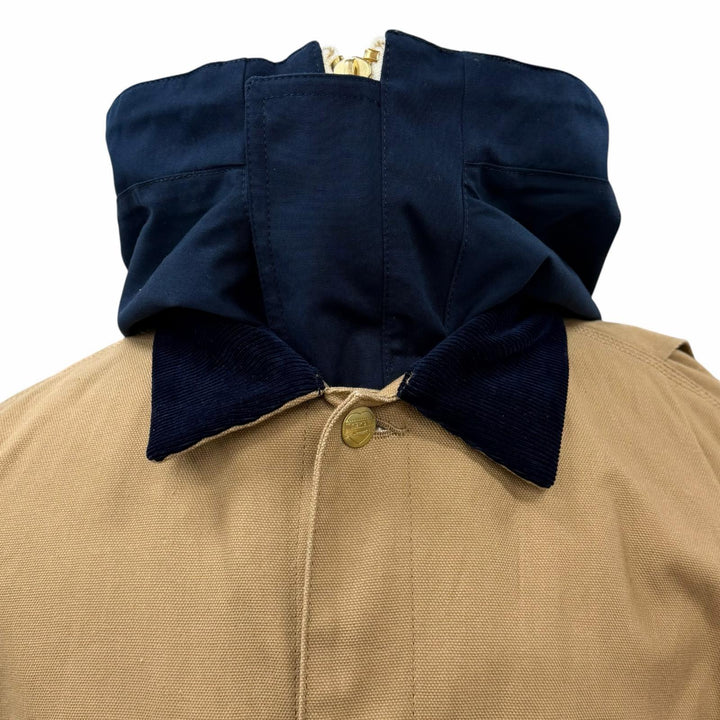 極美品▼Sacai Carhartt サカイ カーハート 24SS 24-03390M Reversible Coat 3 コーデュロイ使 フーデッド リバーシブル コート 1 正規品