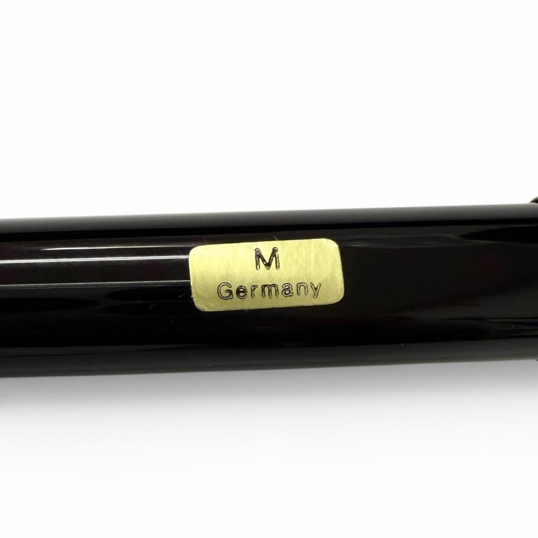 極美品□MONTBLANC モンブラン マイスターシュテュック クラシック 14K Mニブ 万年筆 ブラック ゴールド ドイツ製 メンズ