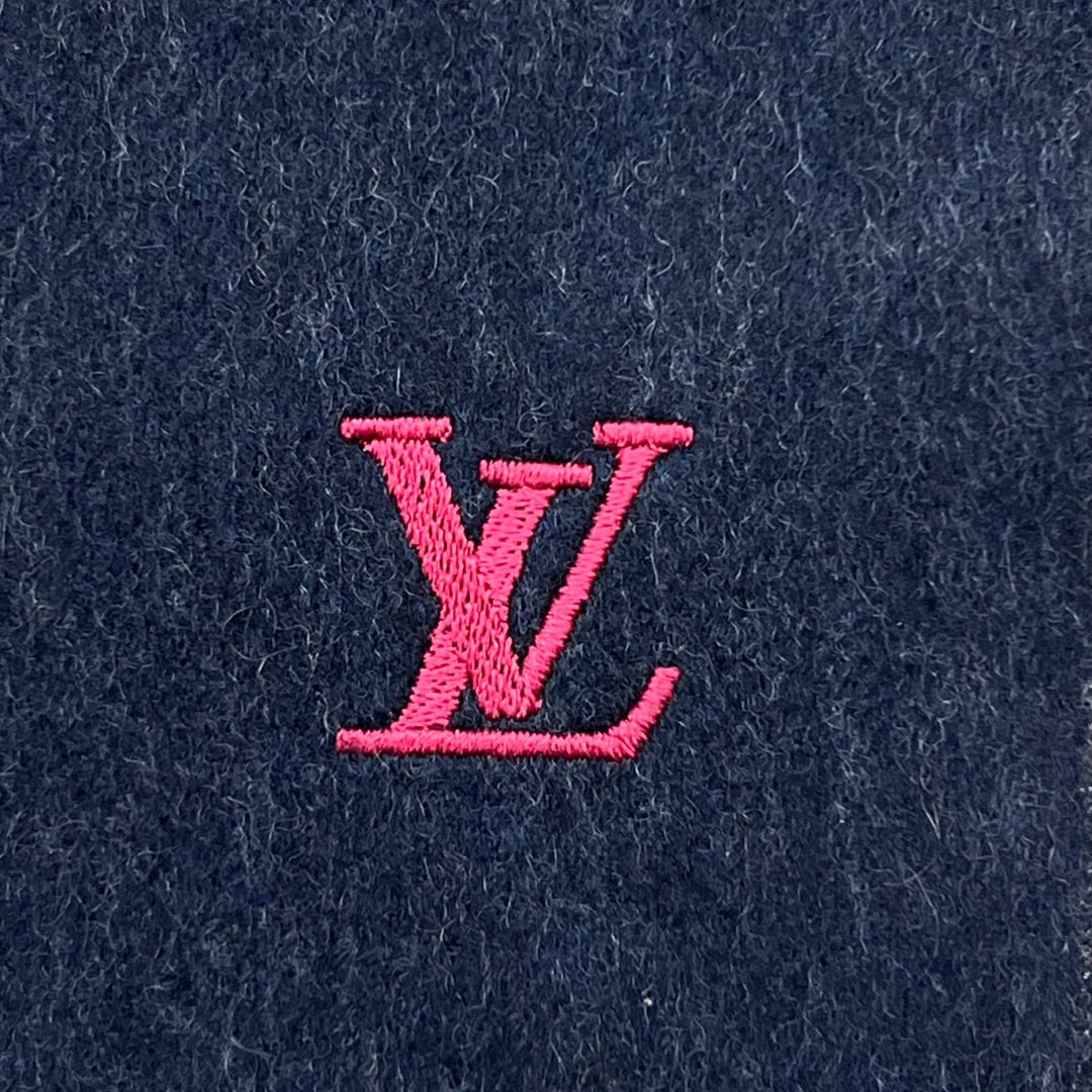 極美品▲LOUIS VUITTON ルイヴィトン M70940 エシャルプ ジェラムストライプ カシミヤ100% マフラー マルチカラー 伊製 正規品 メンズ