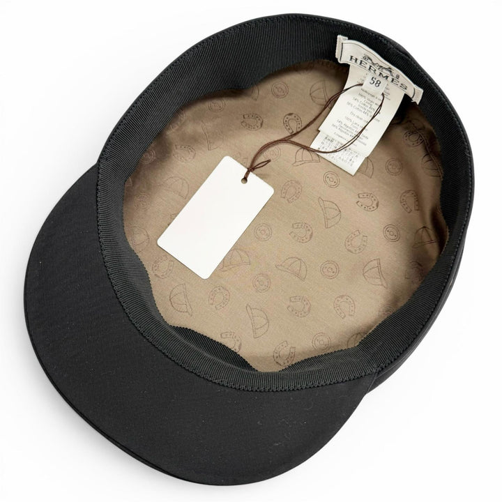 未使用品△HERMES エルメス キャスケット ヴォーバン ジャンプ スプリットピン3個 ブラック 58 仏製 正規品 レディース 定価132000円
