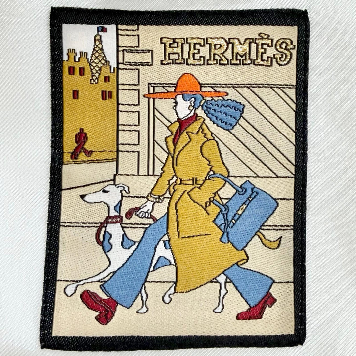極美品△HERMES エルメス Dani ダニ セリエ金具 ディアスキン 鹿革 キャスケット 帽子 アイボリー 57 フランス製 レディース オススメ◎