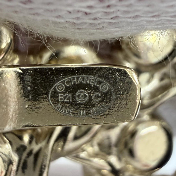 極美品☆CHANEL シャネル B21C ココマーク ラインストーン レザー ゴム ベルト ブラック ゴールド金具 80/32 イタリア製 レディース