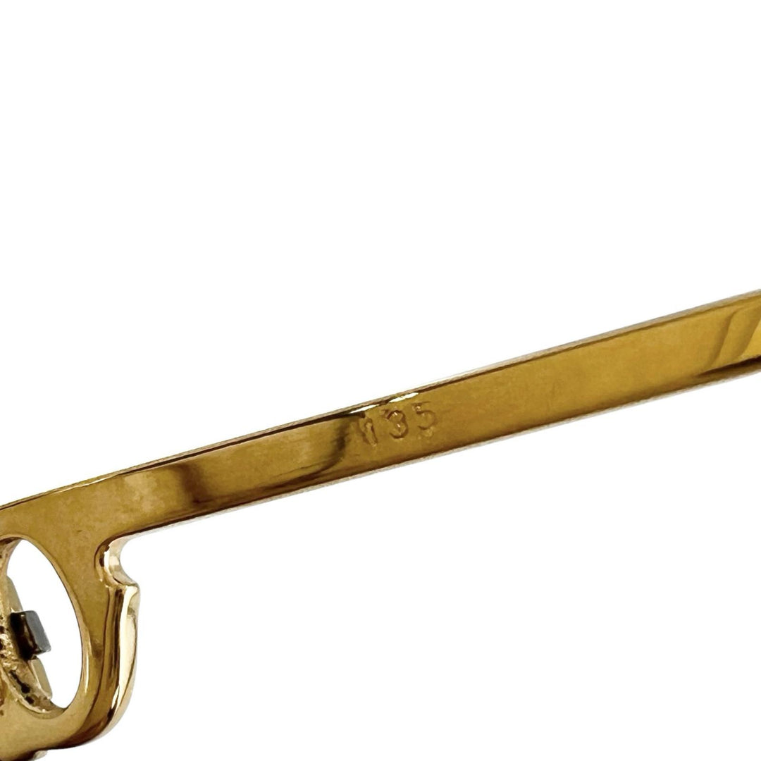 良品▲Cartier カルティエ サントス ドゥ カルティエ ティアドロップ メガネ 眼鏡 アイウェア ゴールド 135 度入り フランス製 メンズ