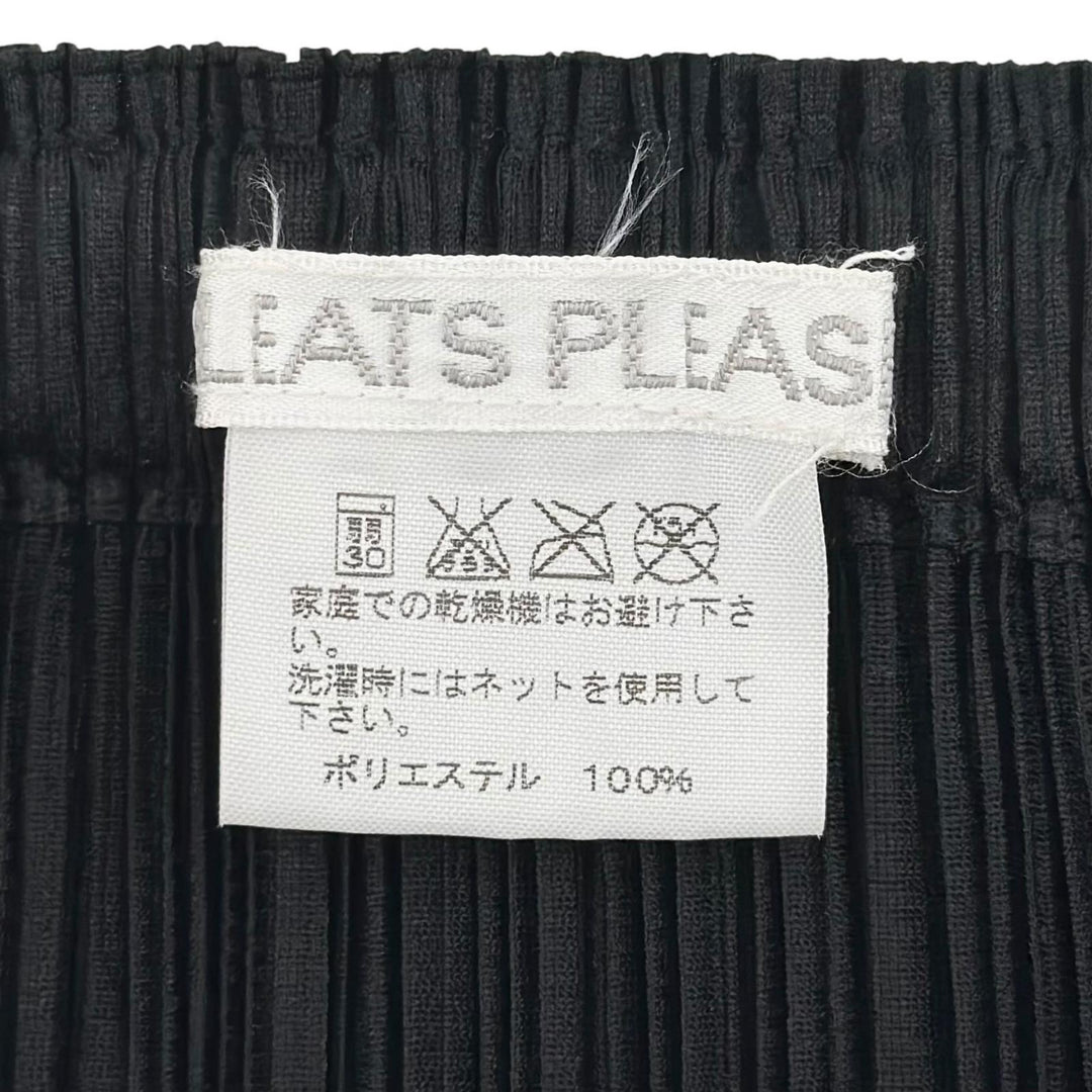 極美品▲PLEATS PLEASE プリーツプリーズ イッセイミヤケ PP55-JG102 プリーツ ロング スカート ブラック 1 日本製 正規品 レディース