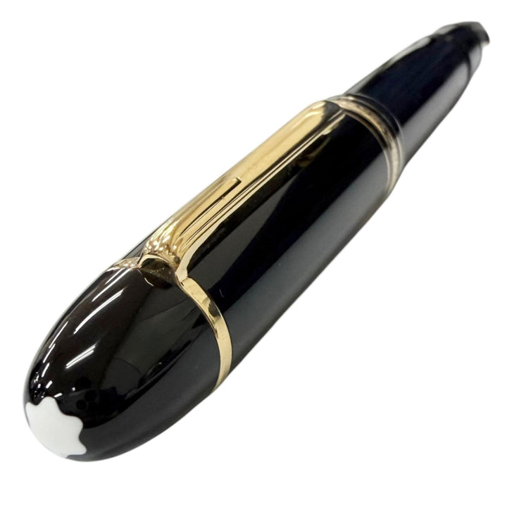極美品□MONTBLANC モンブラン マイスターシュテュック 149 ペン先14C EFニブ 万年筆 ブラック ゴールド ドイツ製 メンズ 箱付き