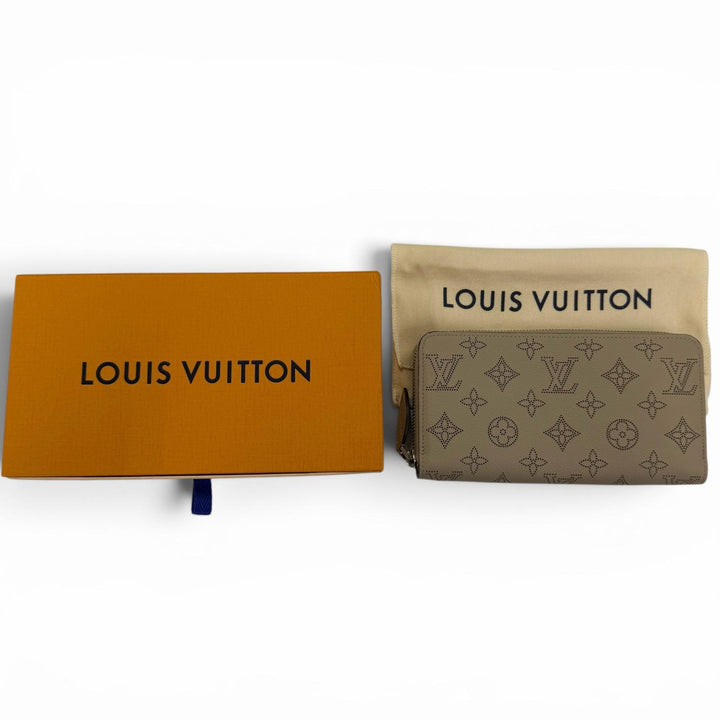 未使用品☆LOUIS VUITTON ルイヴィトン M69821 ジッピー・ウォレット マヒナレザー ガレ モノグラム ラウンドZIPロングウォレット 長財布