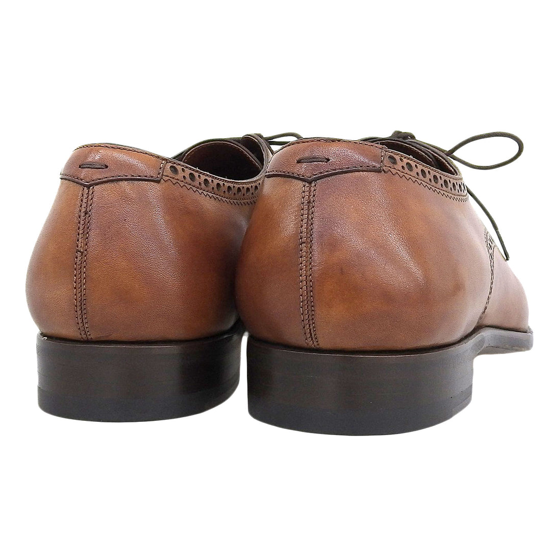 未使用品▲MAGNANNI マグナーニ 29902 セレクションライン LEEDS レザーシューズ ブラウン 41 スペイン製 メンズ 箱・保存袋付き