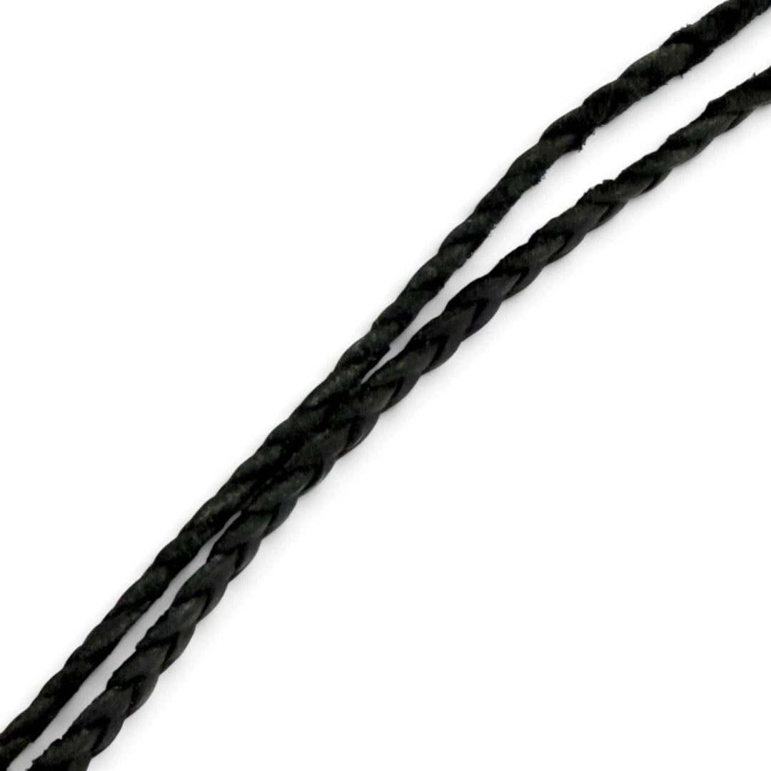 美品★CHROME HEARTS クロムハーツ 925 スモール カンパナクロス レザーブレード ネックレス シルバー 重量45.3g レディース メンズ
