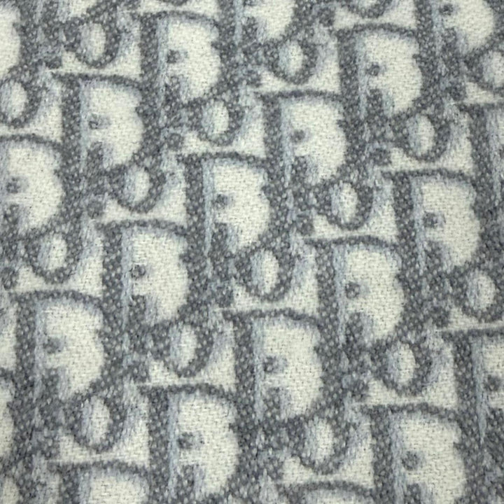 美品★Christian Dior クリスチャンディオール 01CDO309I093 ディオール オブリーク カシミヤ 現行品 マフラー 正規品 定価220000円