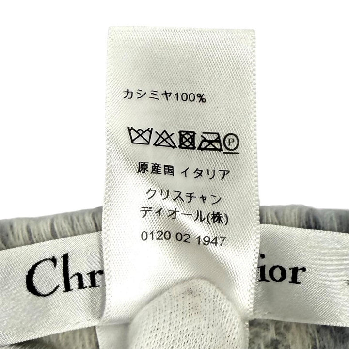 美品★Christian Dior クリスチャンディオール 01CDO309I093 ディオール オブリーク カシミヤ 現行品 マフラー 正規品 定価220000円