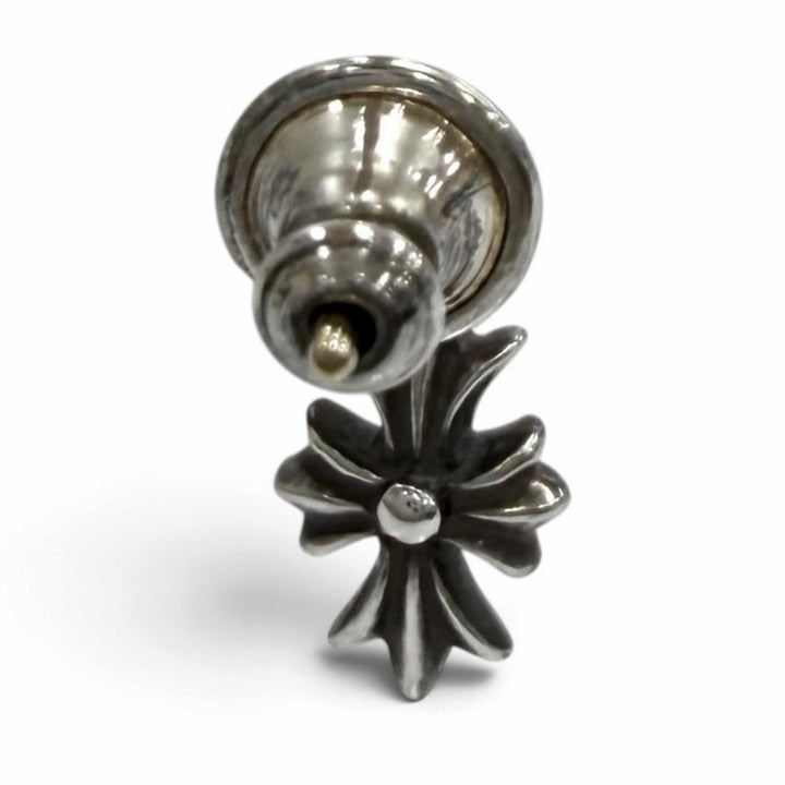 美品★CHROME HEARTS クロムハーツ タイニーECHプラス 925 14K ドロップ ピアス 片耳用 ポスト14K キャッチ925 シルバー 重量1.2g 袋付