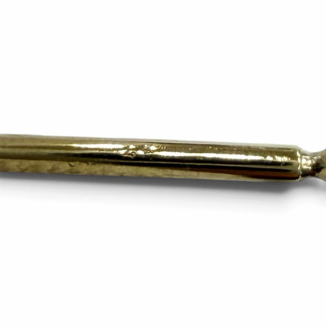 美品★CHROME HEARTS クロムハーツ タイニーECHプラス 925 14K ドロップ ピアス 片耳用 ポスト14K キャッチ925 シルバー 重量1.2g 袋付