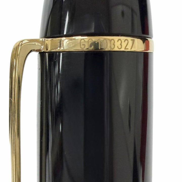 極美品□MONTBLANC モンブラン マイスターシュテュック 149 ペン先18K Fニブ 万年筆 ブラック ゴールド ドイツ製 メンズオススメ 箱付き