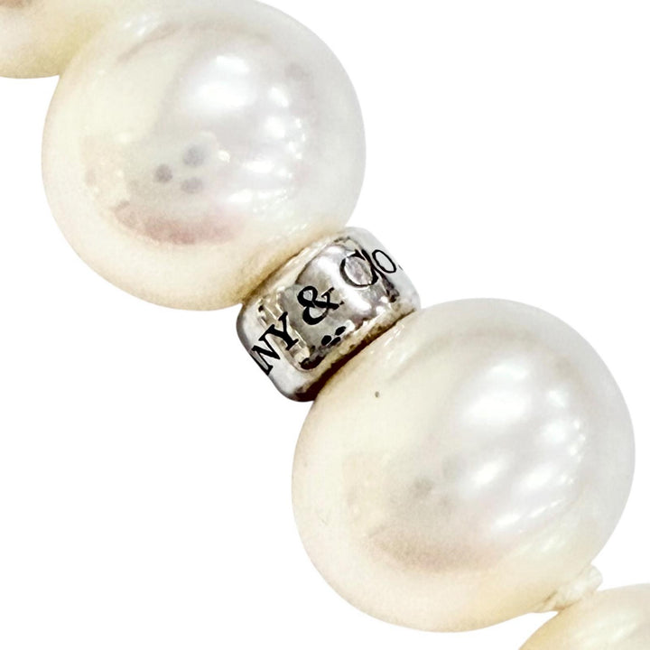 美品△TIFFANY&amp;Co. ティファニー フレッシュウォーターパール 925 ロング ネックレス ホワイト 重量151.55g レディース オススメ◎