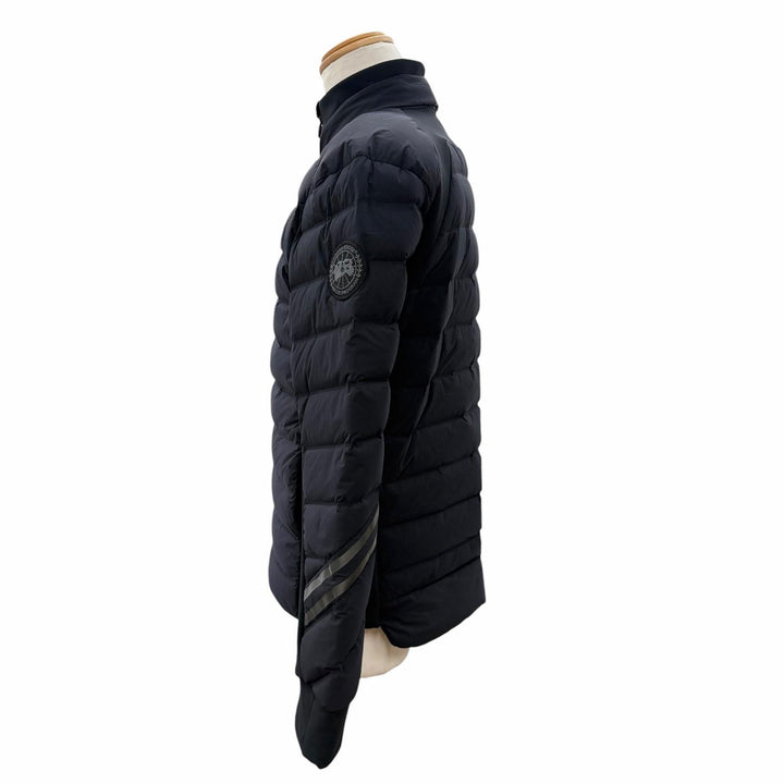 美品▼CANADA GOOSE カナダグース 2735MB ブラックレーベル HYBRIDGE CW BOMBER ハイブリッジクルーボンバー ダウンジャケット XS 正規品