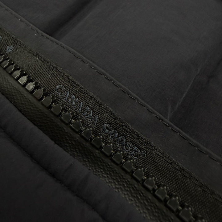 美品▼CANADA GOOSE カナダグース 2735MB ブラックレーベル HYBRIDGE CW BOMBER ハイブリッジクルーボンバー ダウンジャケット XS 正規品