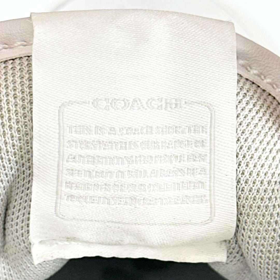 未使用品▲COACH コーチ CCN65 SOHO ソーホー Cロゴ レザー スニーカー シューズ ホワイト 7 レディース 箱付き