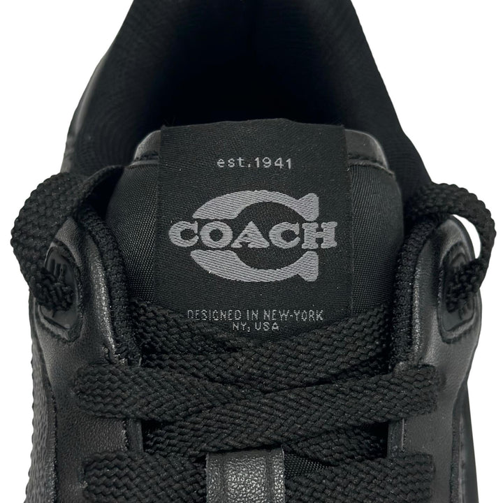 未使用品▲COACH コーチ CCN65 SOHO ソーホー シグネチャーキャンバス Cロゴ スニーカー チャコール ブラック 7.5 レディース 箱付き