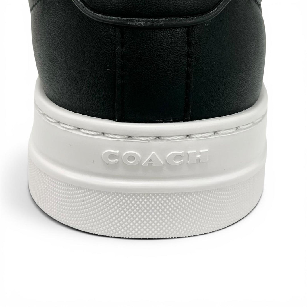 未使用品▲COACH コーチ CX120 High Line Sneaker ハイライン スニーカー レザー ローカットスニーカー ブラック 9 メンズ 箱付き