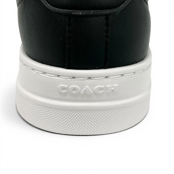 未使用品▲COACH コーチ CX120 High Line Sneaker ハイライン スニーカー レザー ローカットスニーカー ブラック 9 メンズ 箱付き