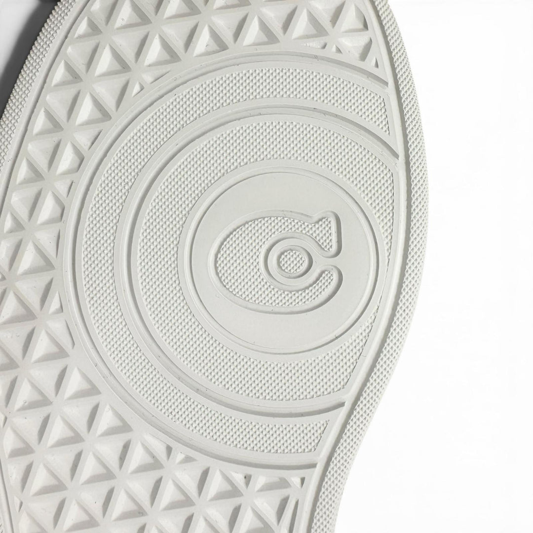 未使用品▲COACH コーチ CX120 High Line Sneaker ハイライン スニーカー レザー ローカットスニーカー ブラック 9 メンズ 箱付き
