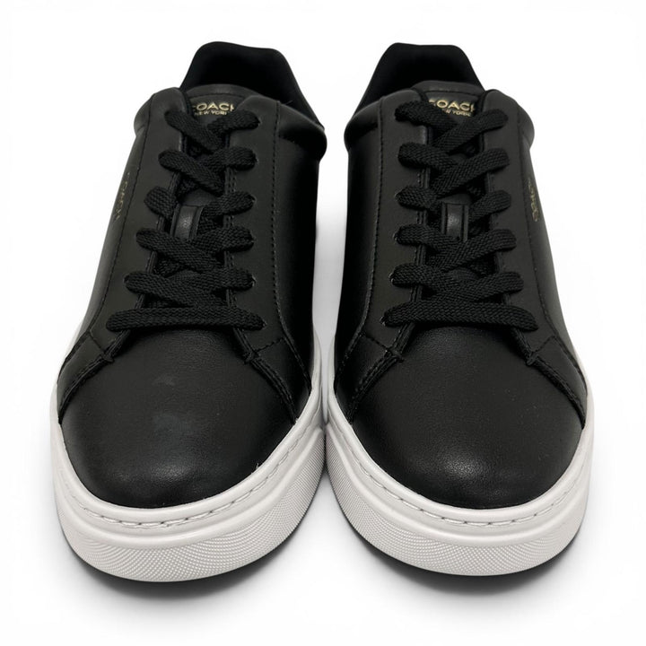 未使用品▲COACH コーチ CX120 High Line Sneaker ハイライン スニーカー レザー ローカットスニーカー ブラック 9 メンズ 箱付き