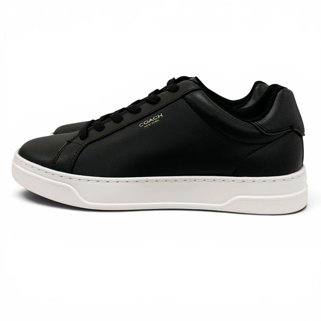 未使用品▲COACH コーチ CX120 High Line Sneaker ハイライン スニーカー レザー ローカットスニーカー ブラック 9 メンズ 箱付き