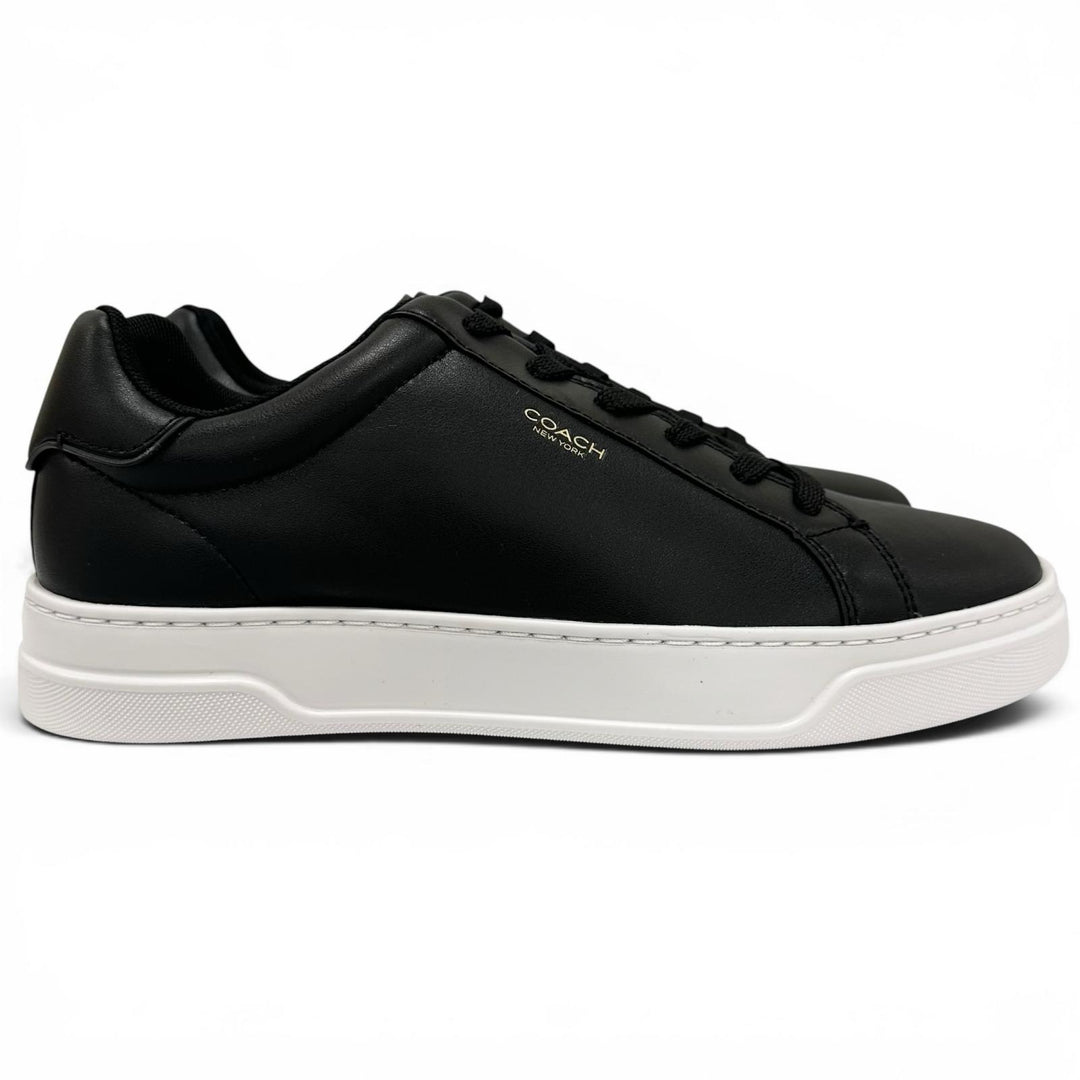 未使用品▲COACH コーチ CX120 High Line Sneaker ハイライン スニーカー レザー ローカットスニーカー ブラック 9 メンズ 箱付き