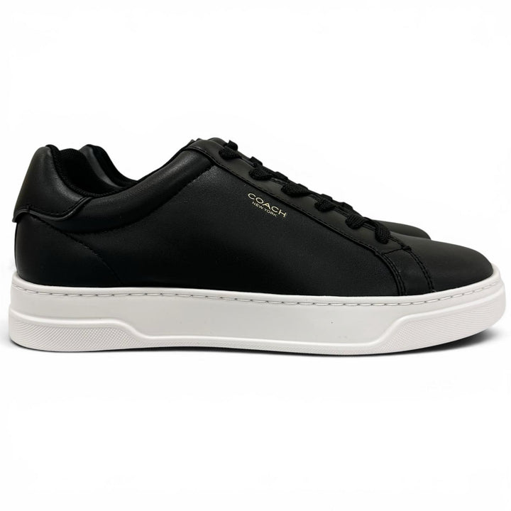 未使用品▲COACH コーチ CX120 High Line Sneaker ハイライン スニーカー レザー ローカットスニーカー ブラック 9 メンズ 箱付き