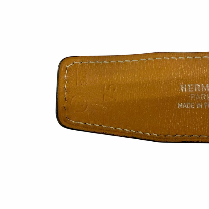 美品□HERMES エルメス SV925 Toareg トゥアレグ シルバーバックル レザーベルト ブラック 75 〇Z刻印入り フランス製 総重量137g メンズ