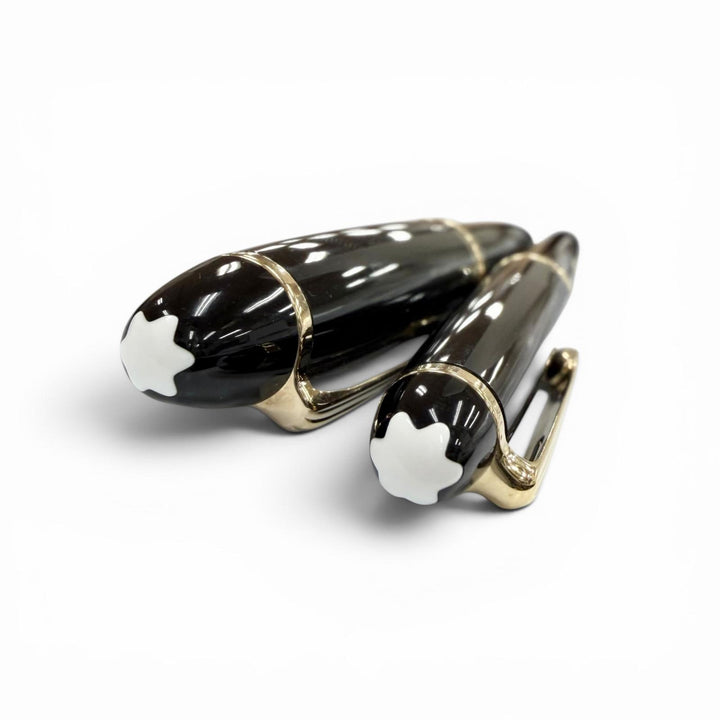 極美品▼MONTBLANC モンブラン マイスターシュテュック 146 クラシック ペン先14K Mニブ 万年筆 ボールペン 2本セット 筆記確認済み 箱付