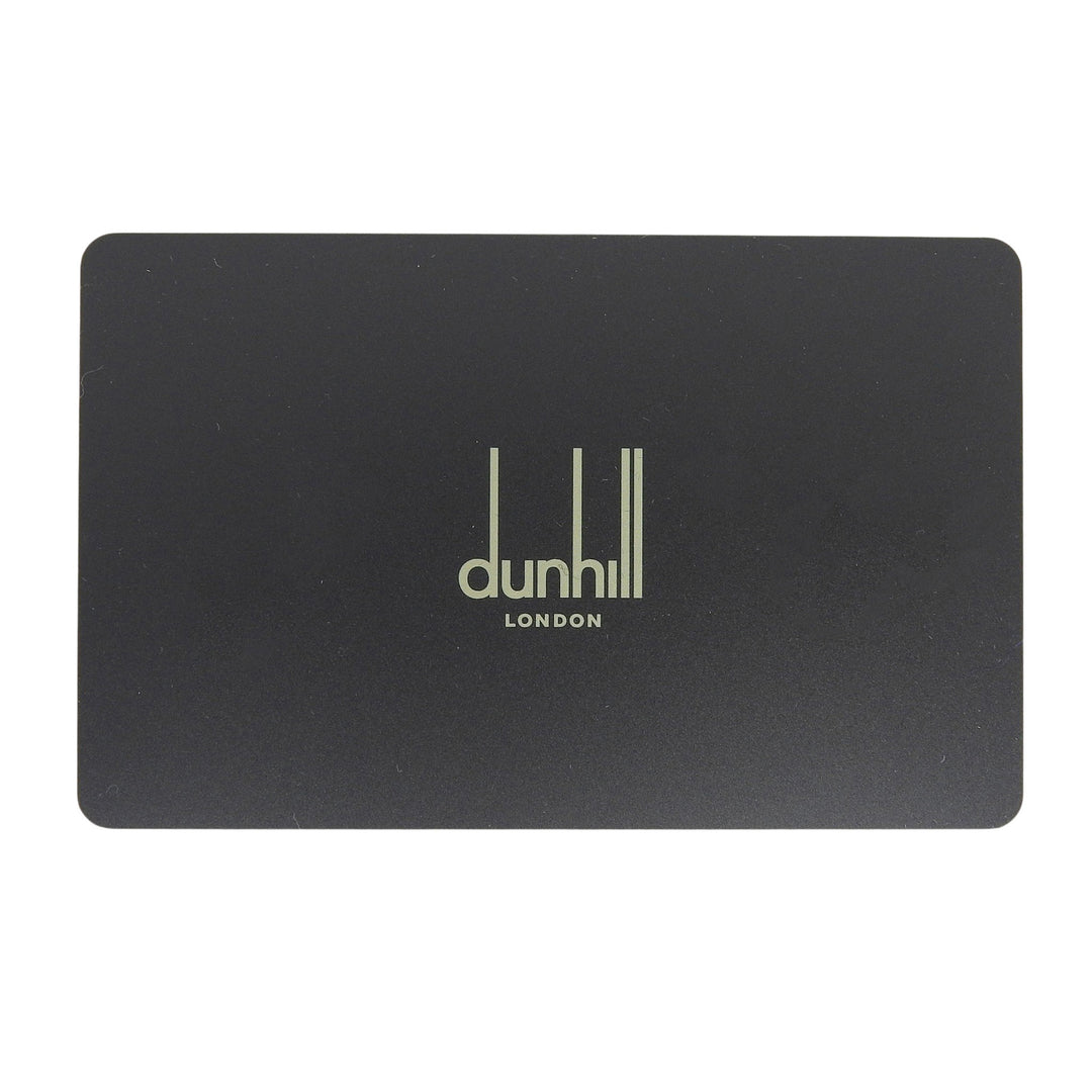 未使用品▲Dunhill ダンヒル SIDECAR サイドカー ロゴ金具 レザー コンパクトウォレット 二つ折り財布 ダークブラウン メンズ 箱付き