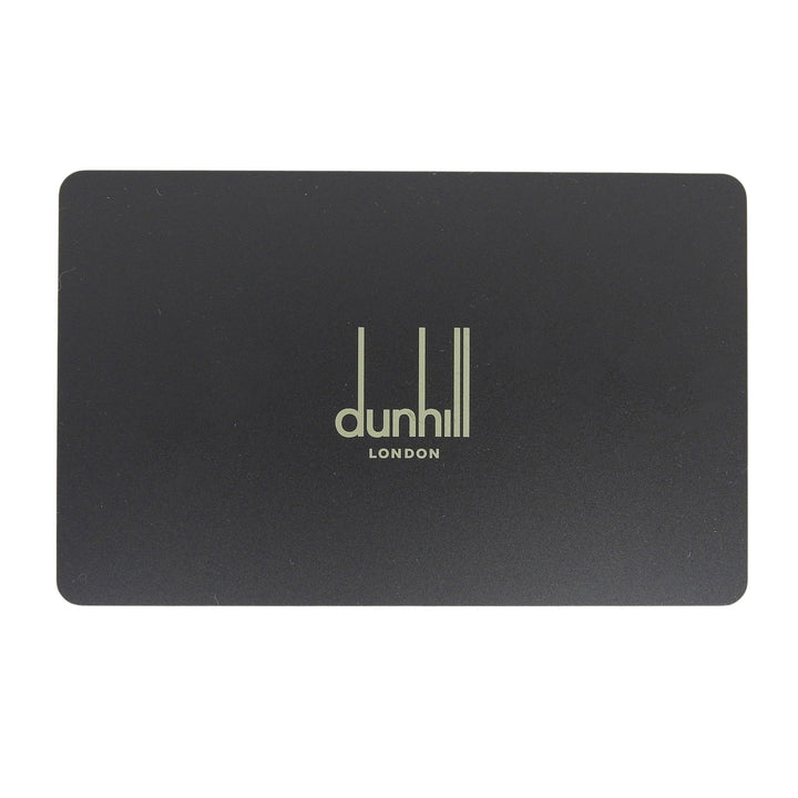 未使用品▲Dunhill ダンヒル SIDECAR サイドカー ロゴ金具 レザー コンパクトウォレット 二つ折り財布 ダークブラウン メンズ 箱付き